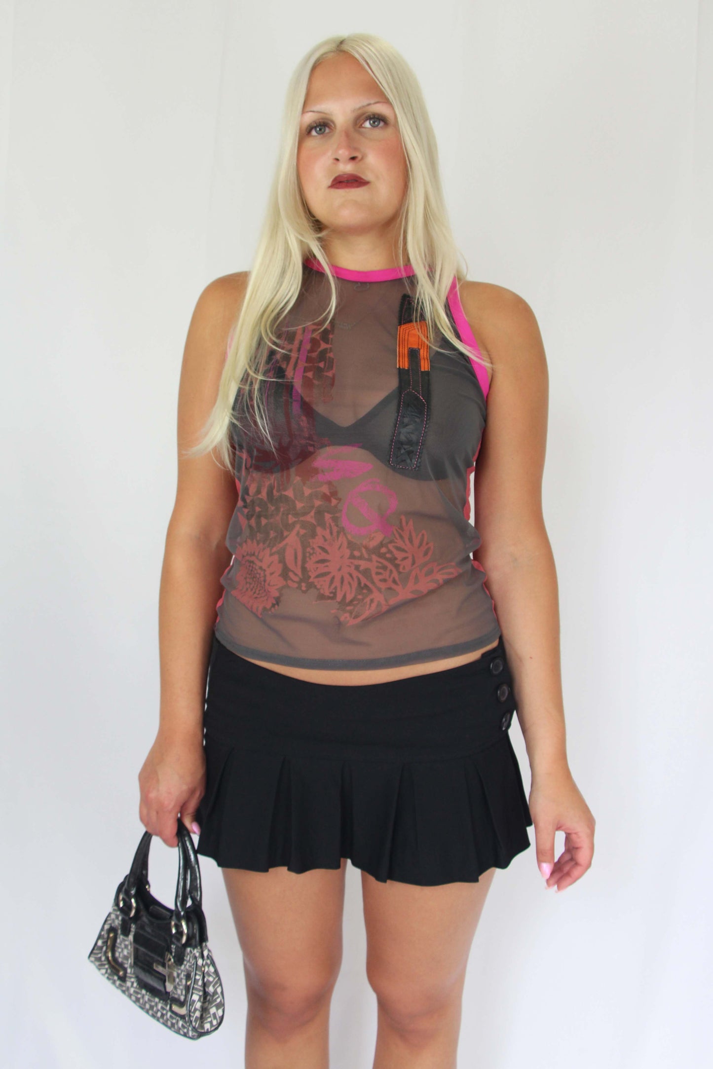 Save the Queen Mesh Tank Top