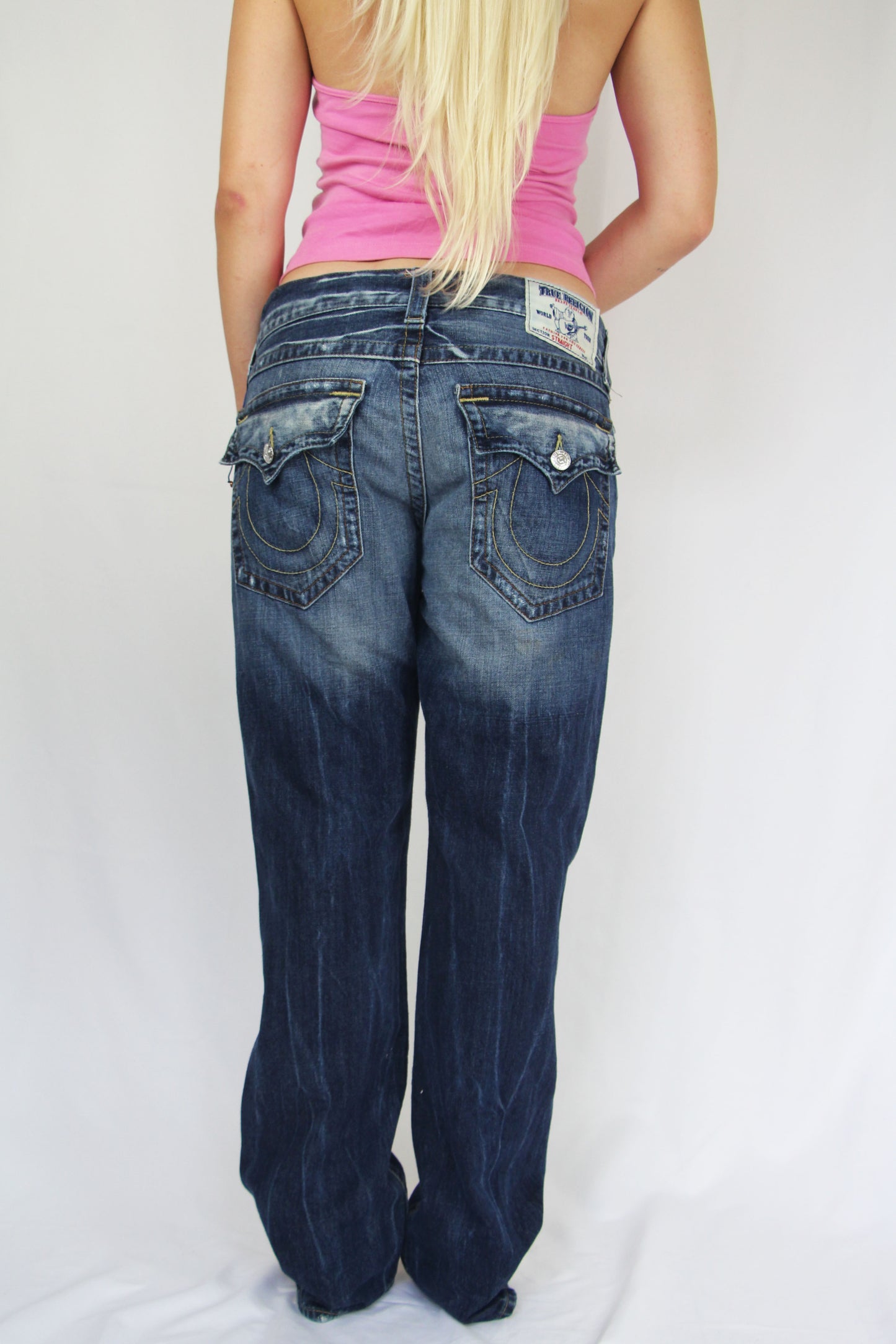 True Religion Straight-Leg Jeans