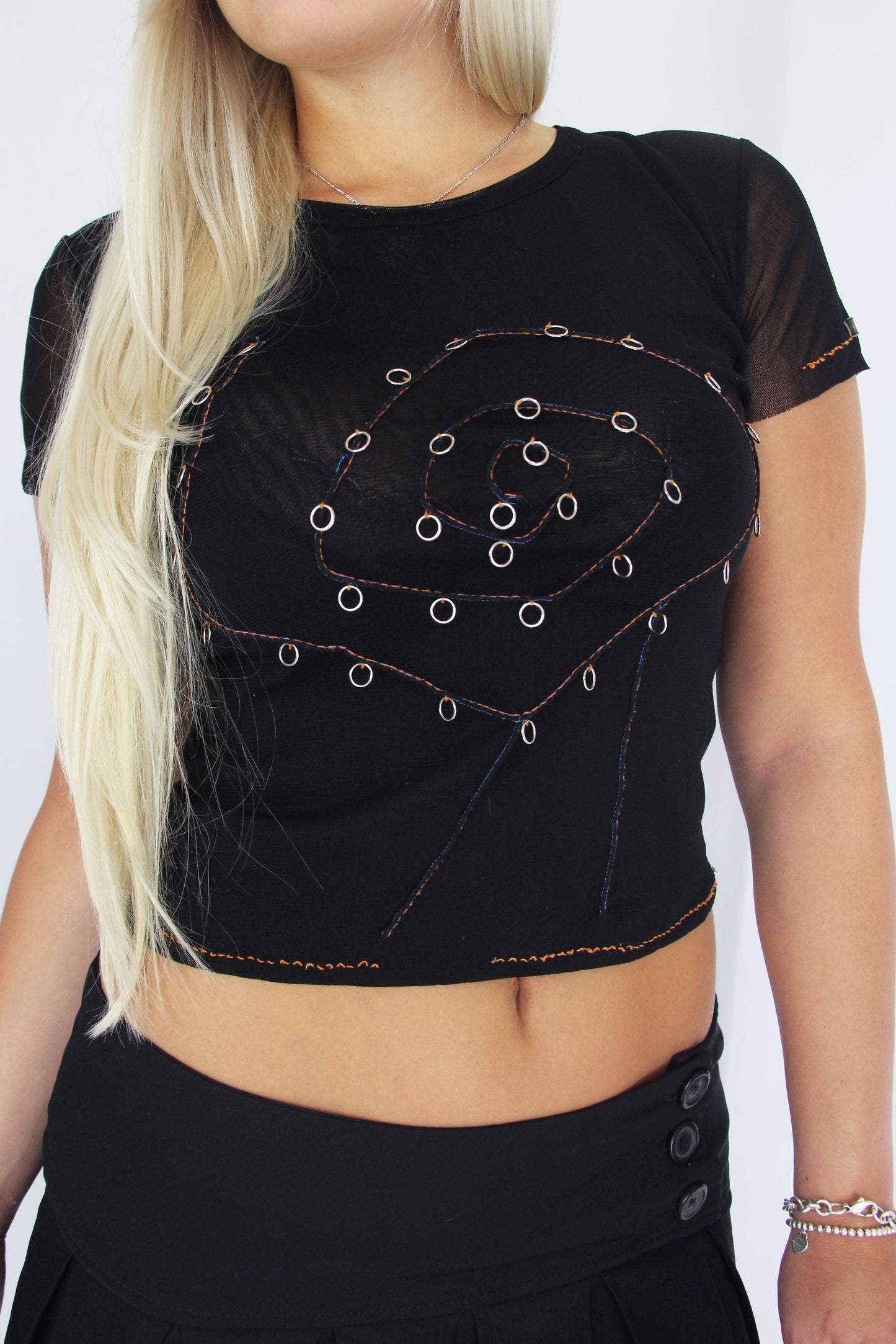 Parasuco Mesh Ringlet Top