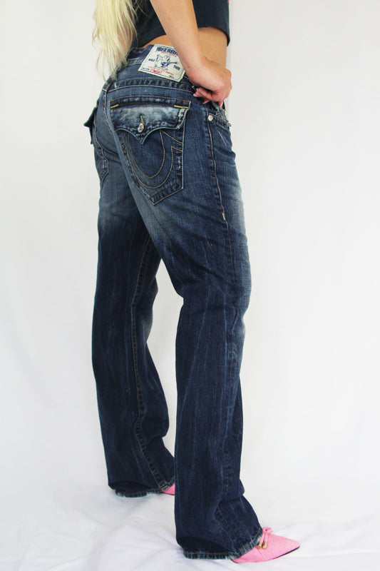 True Religion Straight-Leg Jeans